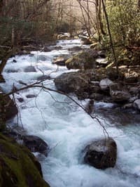 Just above put-in bridge