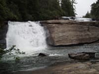 Looking small while scouting - Triple Falls