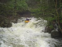 Boof in first rapid