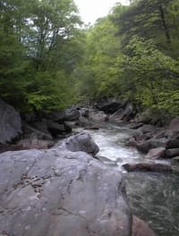 Looking downstream from Fat Man's Squeeze