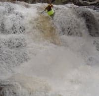 Ted Running Red Rock Falls