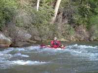 Rapid above Camp Drive Bridge