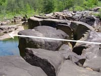Alien Boof line passing over sieve -- Upper Ocoee, TN