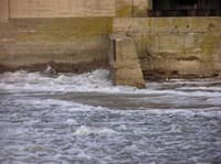 Big water in the corner
