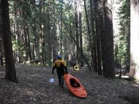 The hike to the river