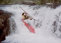 Dave Wilson running Pine Creek Falls