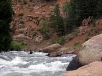 One of many rapids in the "Foxton" section