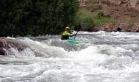 Paul finishing another fun rapid