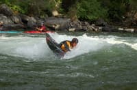 Playboating on the Wild Mile