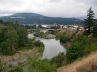 Hood River looking towards Columbia