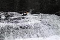 Rob McVie at Shallow Falls entrance