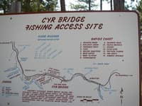 Map at Cyr put in