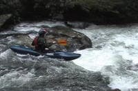 Rob McVie midway down Doe rapid