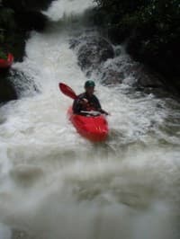Keith below the pinch