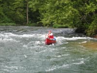 Barry running Riverton Rapids