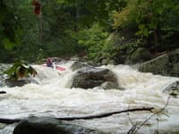 Bobby Miller in the middle of 1st Falls, Gooney Run