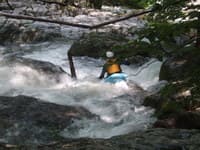 Billy getting a taste of the gradient on the Piney