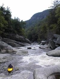 Tony below Wheelie looking into the Cali gorge