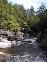 Entrance to the Bob Ross gorge