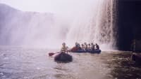 Dave at the bottom of the falls
