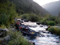 Fish Ladder portage at Rainie Falls