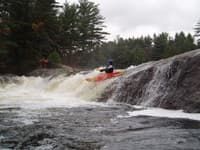 Going left at Double Drop
