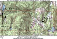 Map of West Brook