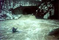 Peel-out below the Tunnel