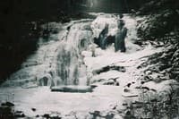 Bald River Falls in Winter