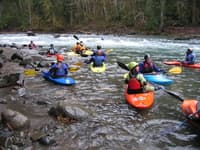 Paddling the Cispus