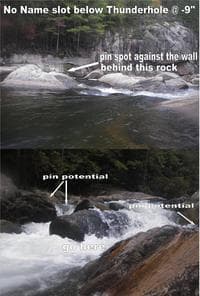 Warning - Slot Below Thunderhole