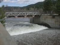 Lower Icicle dam below takeout