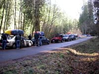 Twin Cedars parking