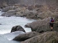 Steven Cottle scouting 1st Ledge Rockcastle