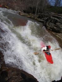 Dropping into Big Sluice
