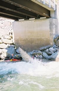 Canoe Ender at Hell Hole