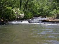 Bottom half of Blasted Rock