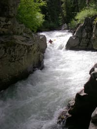 The Flume, upstream view