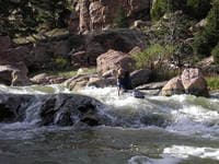 flume below the big drop