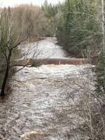 Lowhead Dam at US Hwy 13 at Highwater