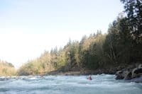 Looking Upstream from the Bottom of Lunch Hole