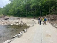 Site visit considering the low water crossing. 