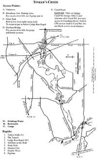 Tinker's Creek Map