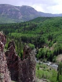 Pinnacles- downstream
