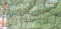 Steamboat Creek Road Map