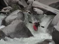 One of many rapids on Middle Fork Stanislaus first descent