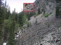 hiking to the Lost River put-in