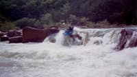 Gordon Byrd running Dave's Pride Rapid on the Upper Ocoee River.