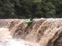 Mark at Reiley Falls on the Chauga