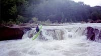 Gordon Byrd doing Alien Boof on the Upper Ocoee